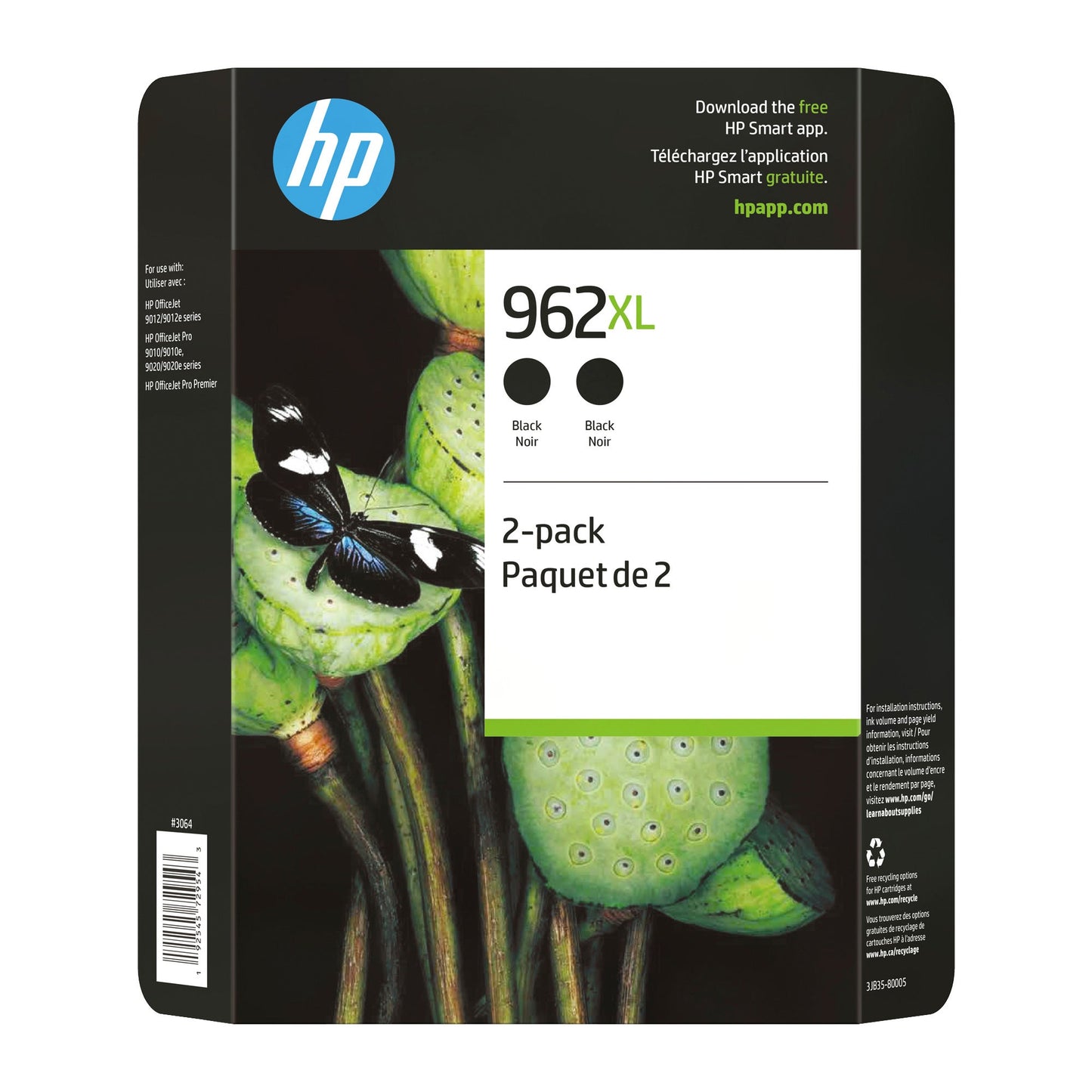 HP 962XL High Yield Black Original Ink Cartridge (3JB35BN) Twin-pack - image 4