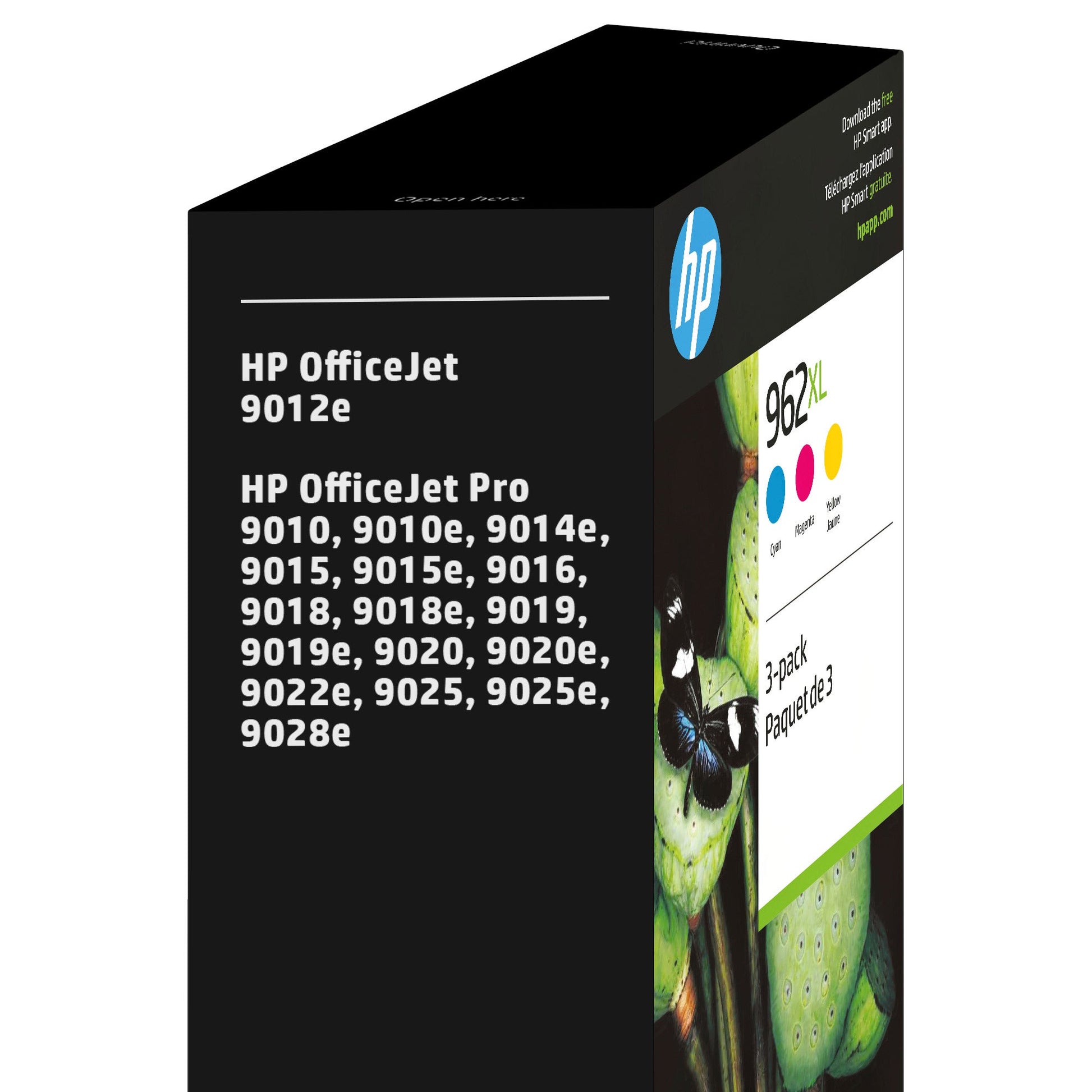 HP 962XL Cyan, Magenta and Yellow High Yield Original Ink Cartridges (3JB36BN) Combo-pack - image 6