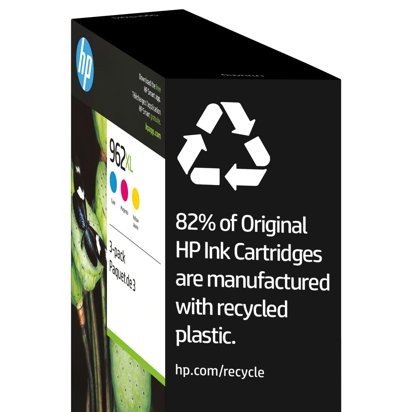 HP 962XL Cyan, Magenta and Yellow High Yield Original Ink Cartridges (3JB36BN) Combo-pack - image 5