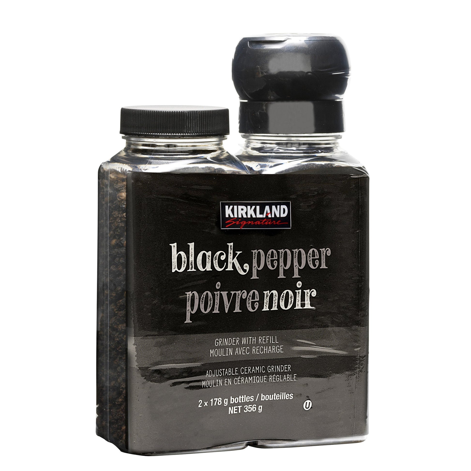 Kirkland Signature Black Pepper with Grinder and Refill, 357 g - image 1