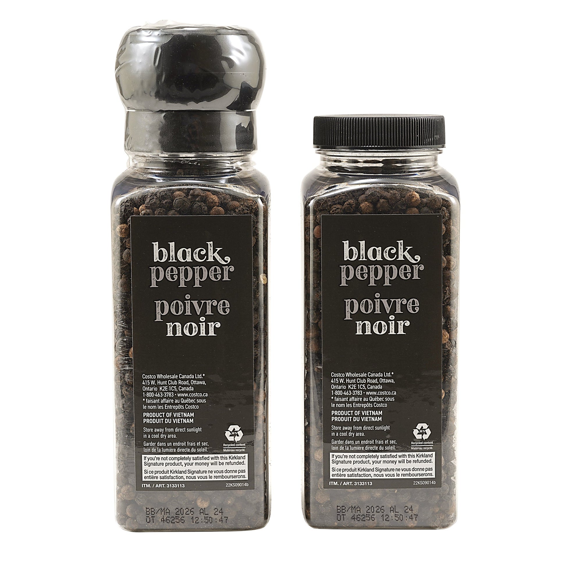 Kirkland Signature Black Pepper with Grinder and Refill, 357 g - image 3