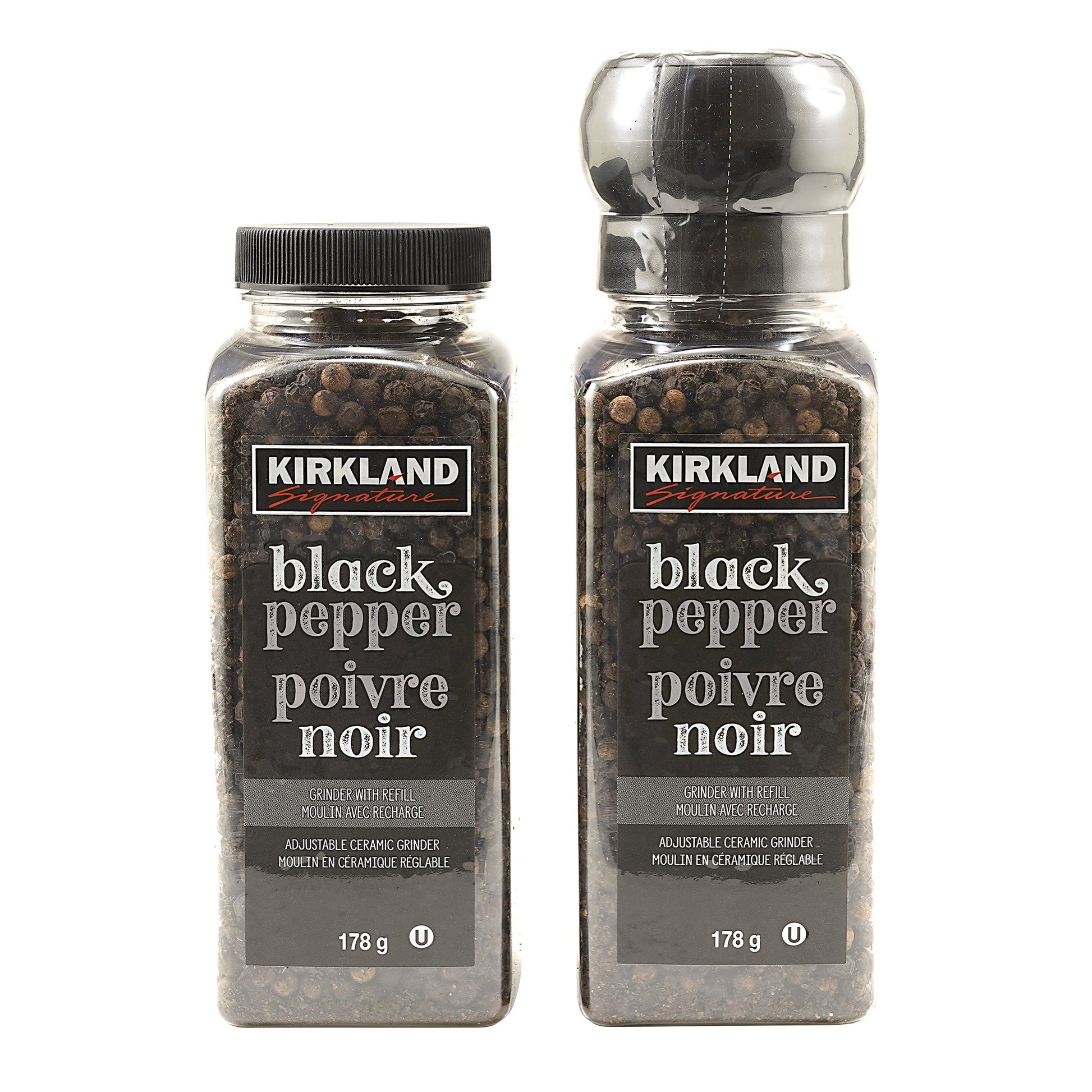 Kirkland Signature Black Pepper with Grinder and Refill, 357 g - image 2