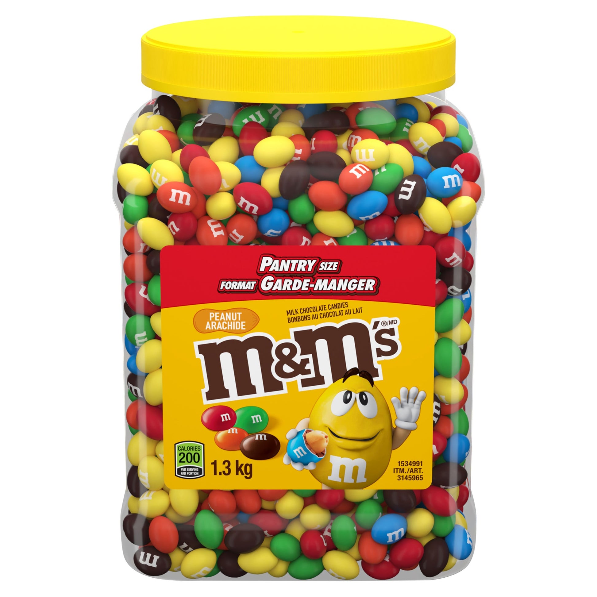 M&M's Peanut Chocolate Candy, 1.3 kg — product image