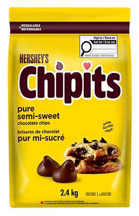 Hershey's Chipits Pure Semi-sweet Chocolate Chips, 2.4 kg - image 1
