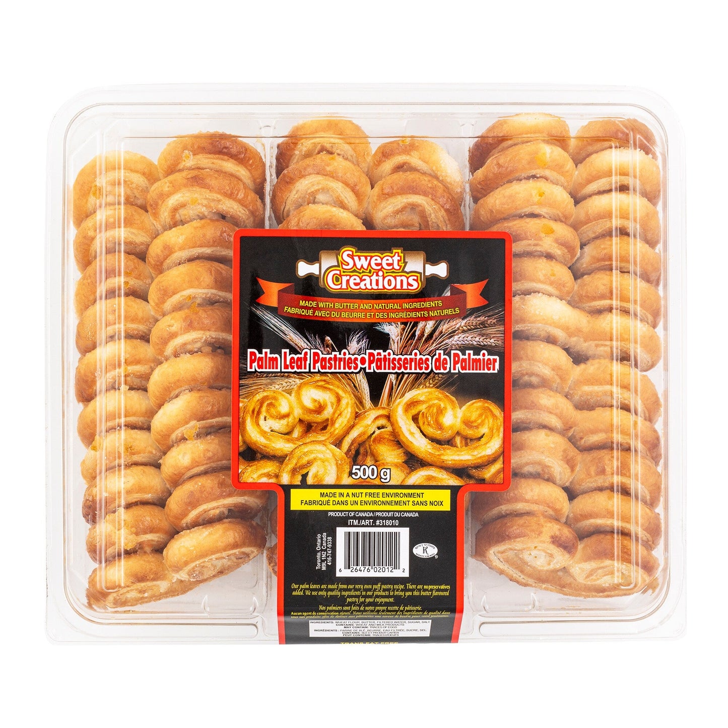 Sweet Creations Palm Leaf Pastries, 500 g - image 1