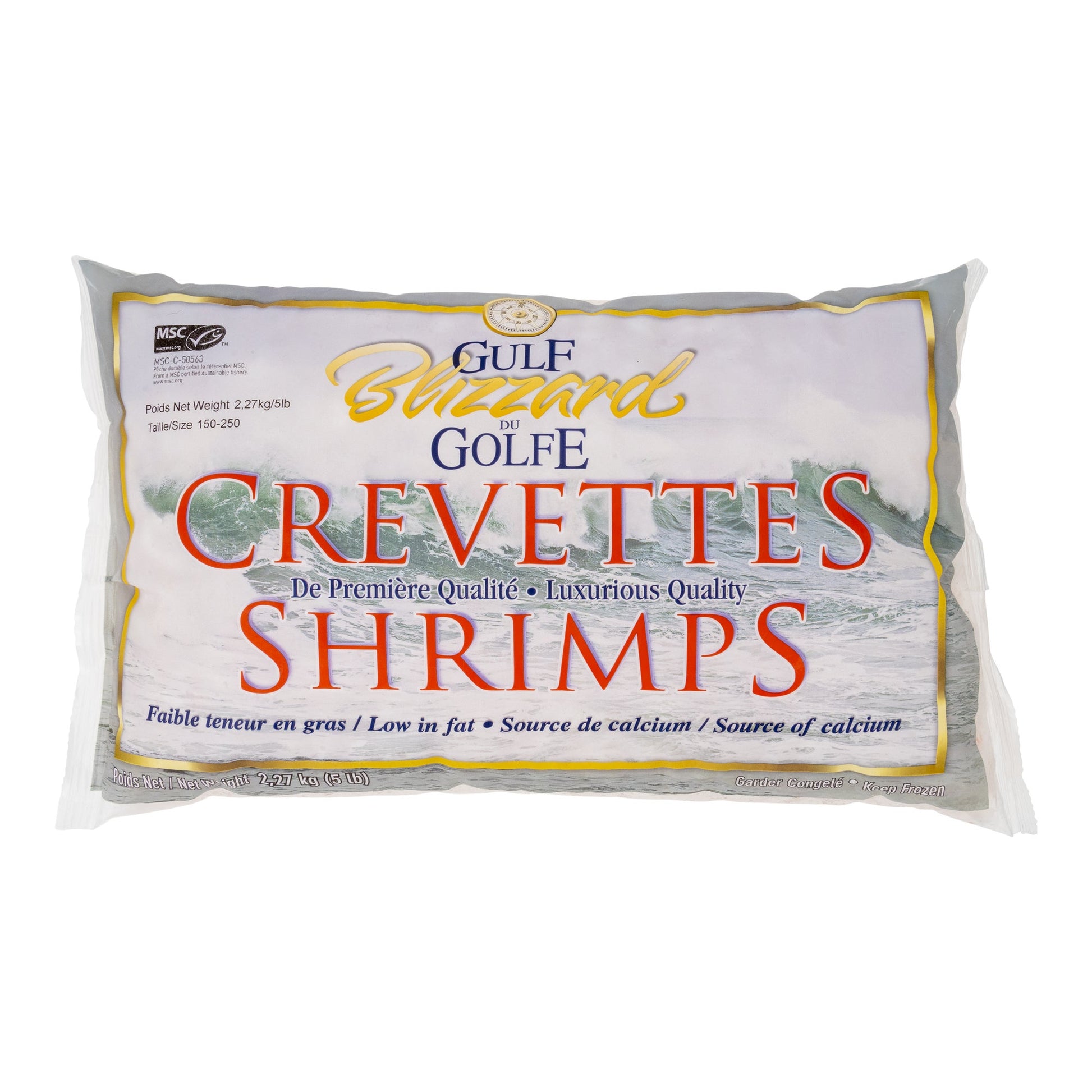 Gulf Blizzard Shrimps, 2.27 kg - image 1