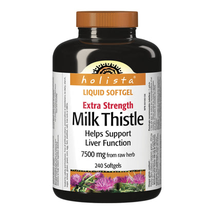 Holista Extra Strength Milk Thistle 250 mg - 240 softgels - image 1