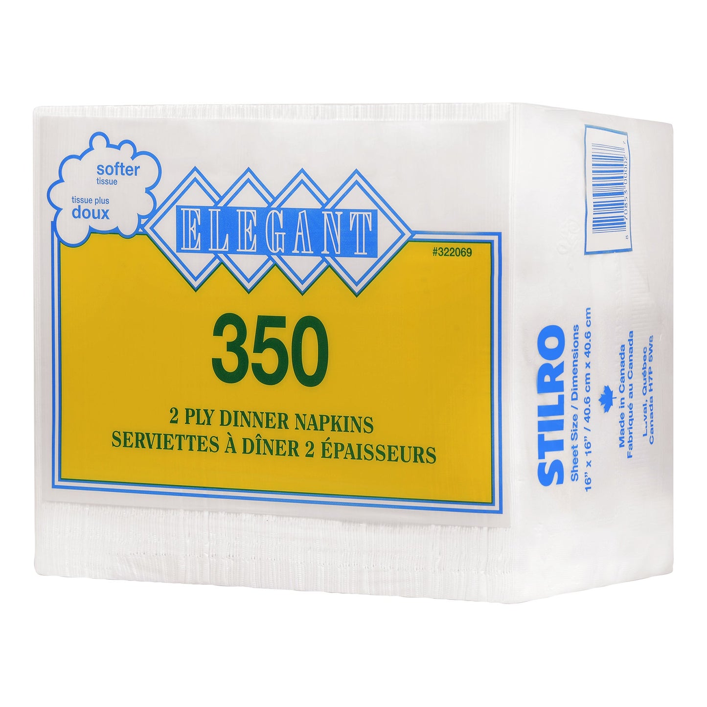 Stilro Elegant 2-ply Dinner Napkins, Pack of 350 - image 2
