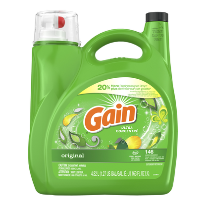 Gain Liquid Detergent HE 4.82 L - image 1