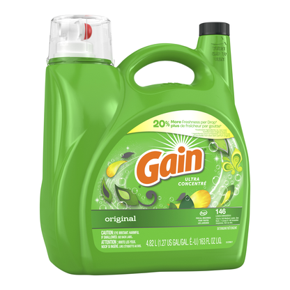Gain Liquid Detergent HE 4.82 L - image 2