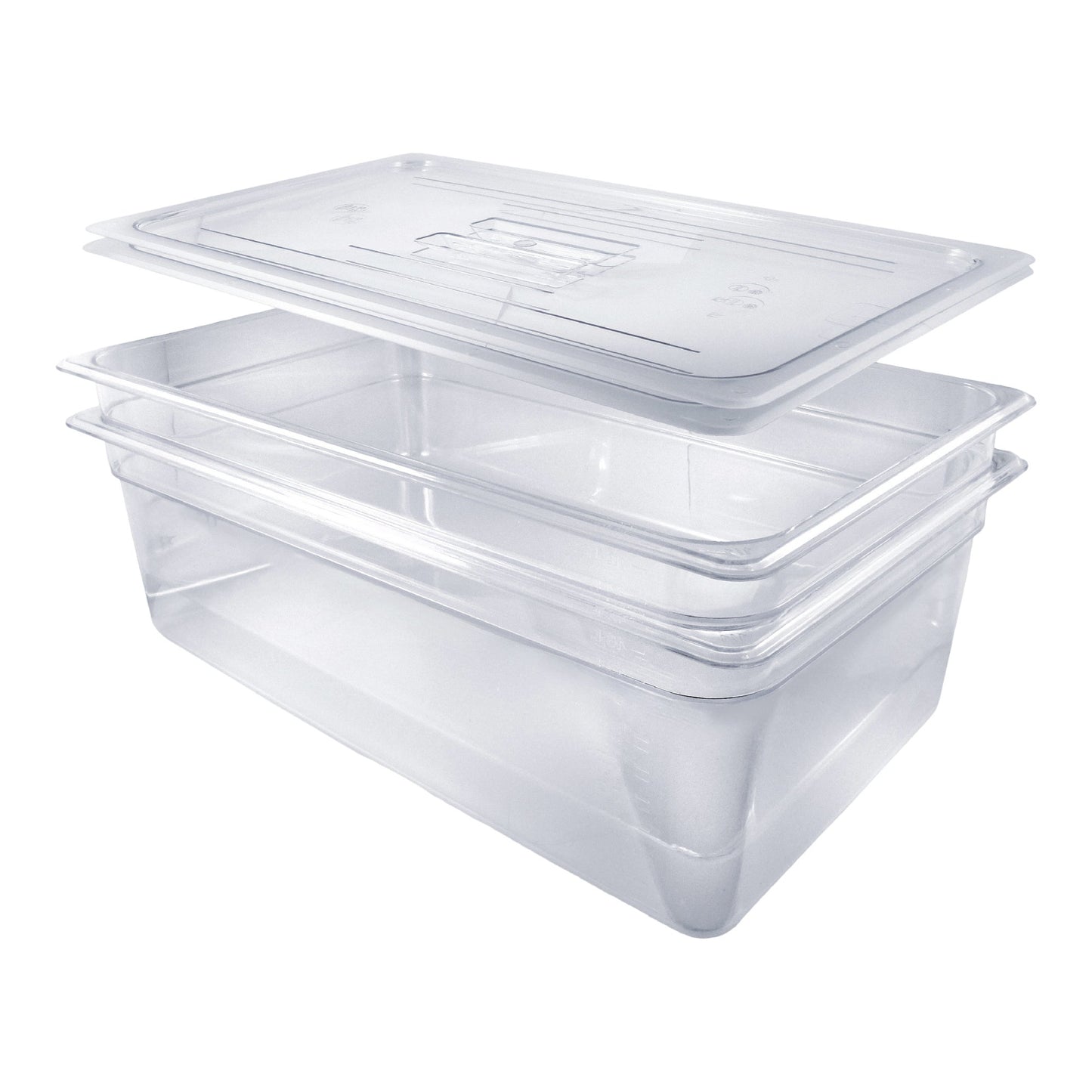 Sagetra Full Size x 15.2 cm (6 in) Deep Polycarbonate Food Pan, 2 pack - image 1