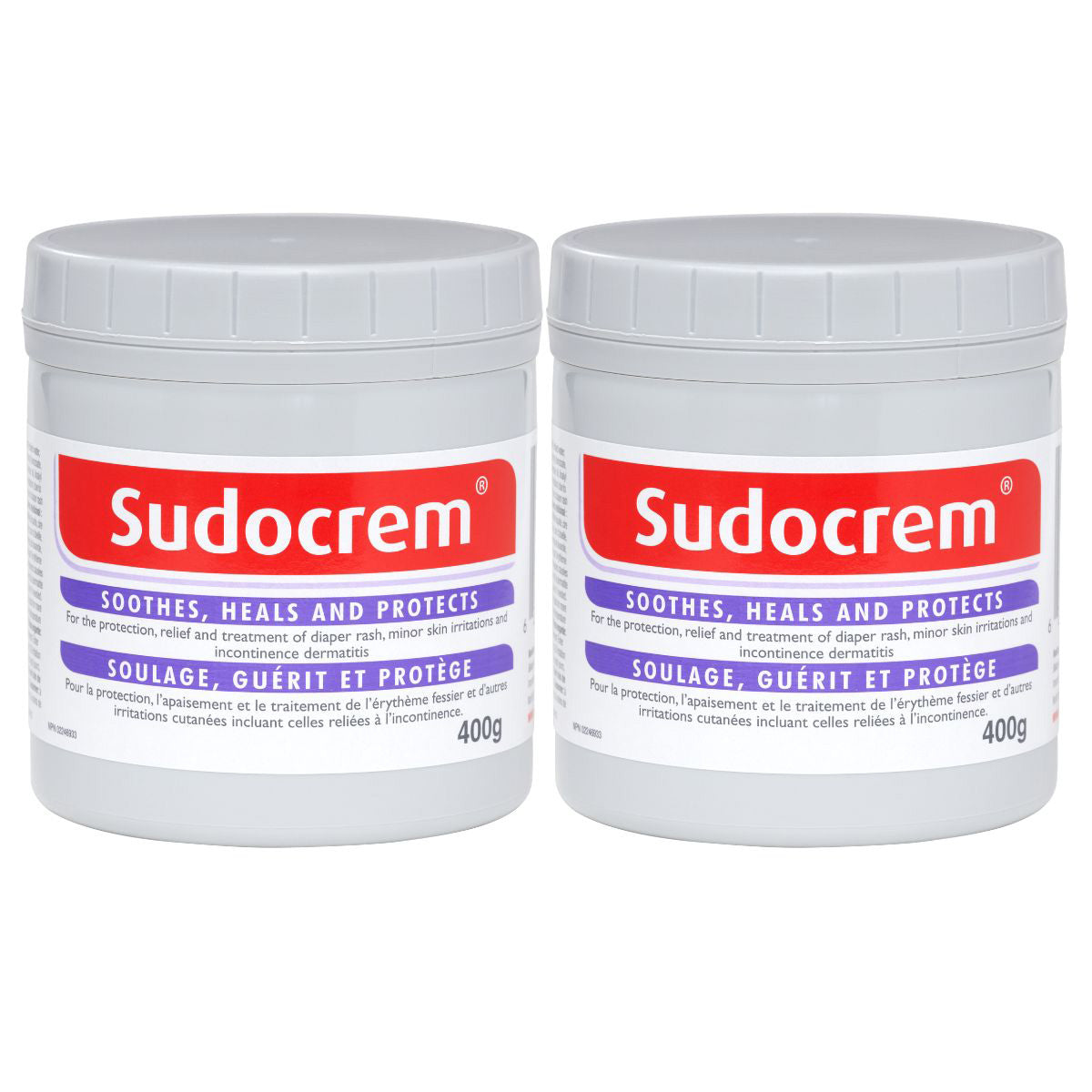 Sudocrem Diaper Rash Cream, 2 × 400g - image 1