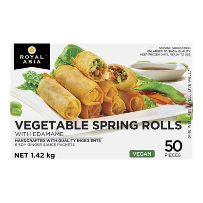 Royal Asia Vegetable spring rolls with edamame, 1.42 kg - image 1