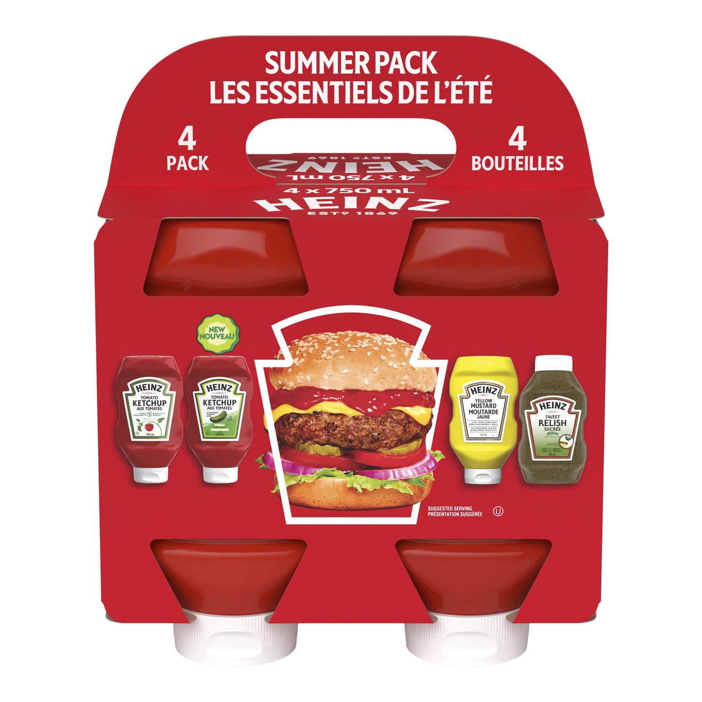 Heinz Summer Pack, 4 x 750 mL - image 1