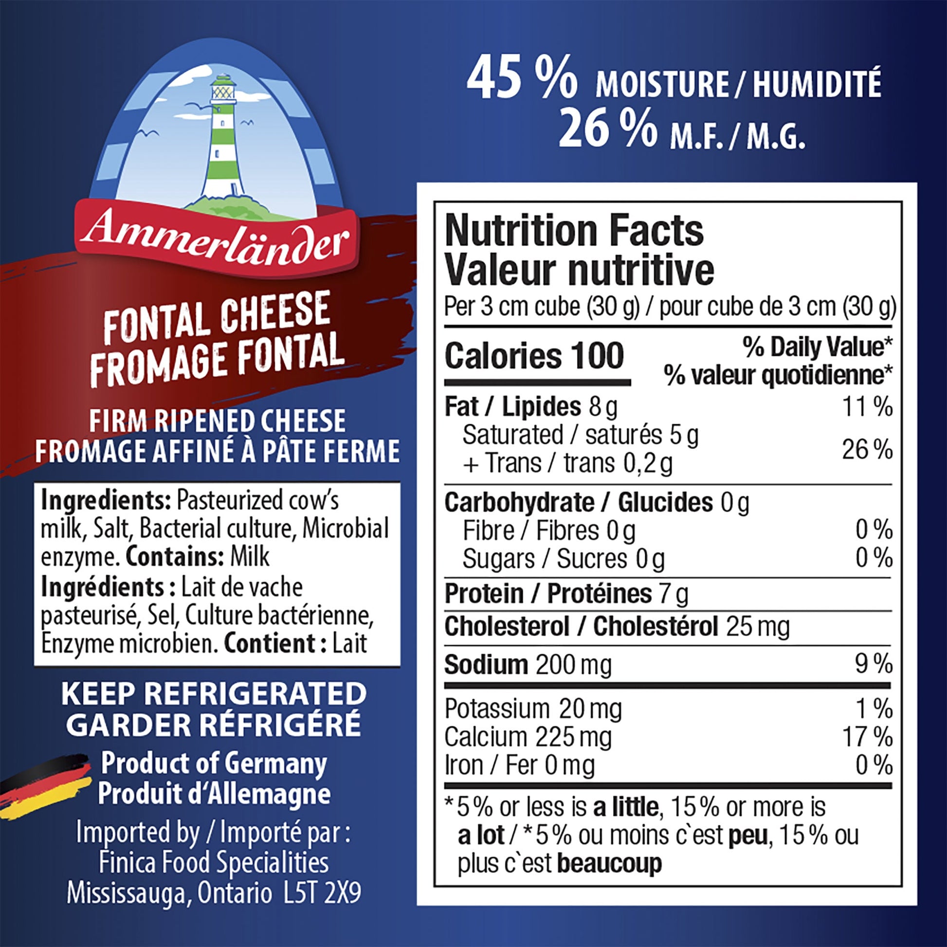 Ammerlander Fontal,  3 kg average weight* - image 2