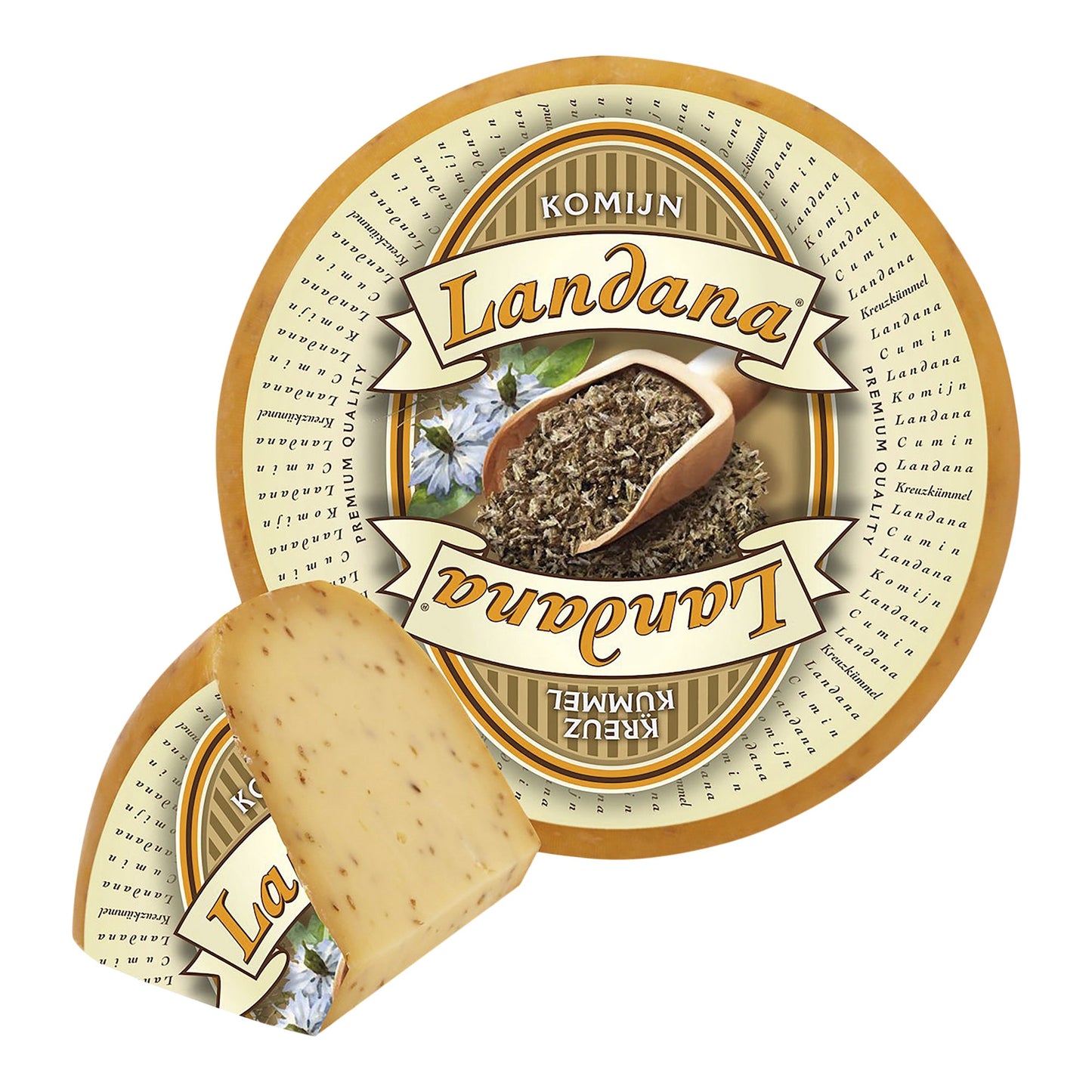 Landana Spiced Cumin Gouda 4kg average weight* - image 1