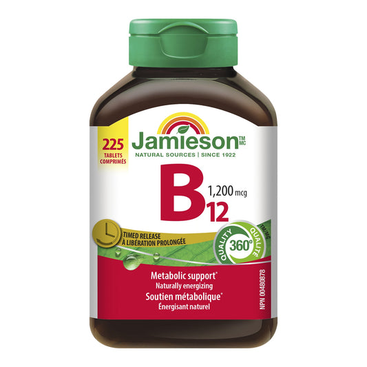 Jamieson Vitamin B12 1200 mcg Timed Release, 225 Tablets - image 1