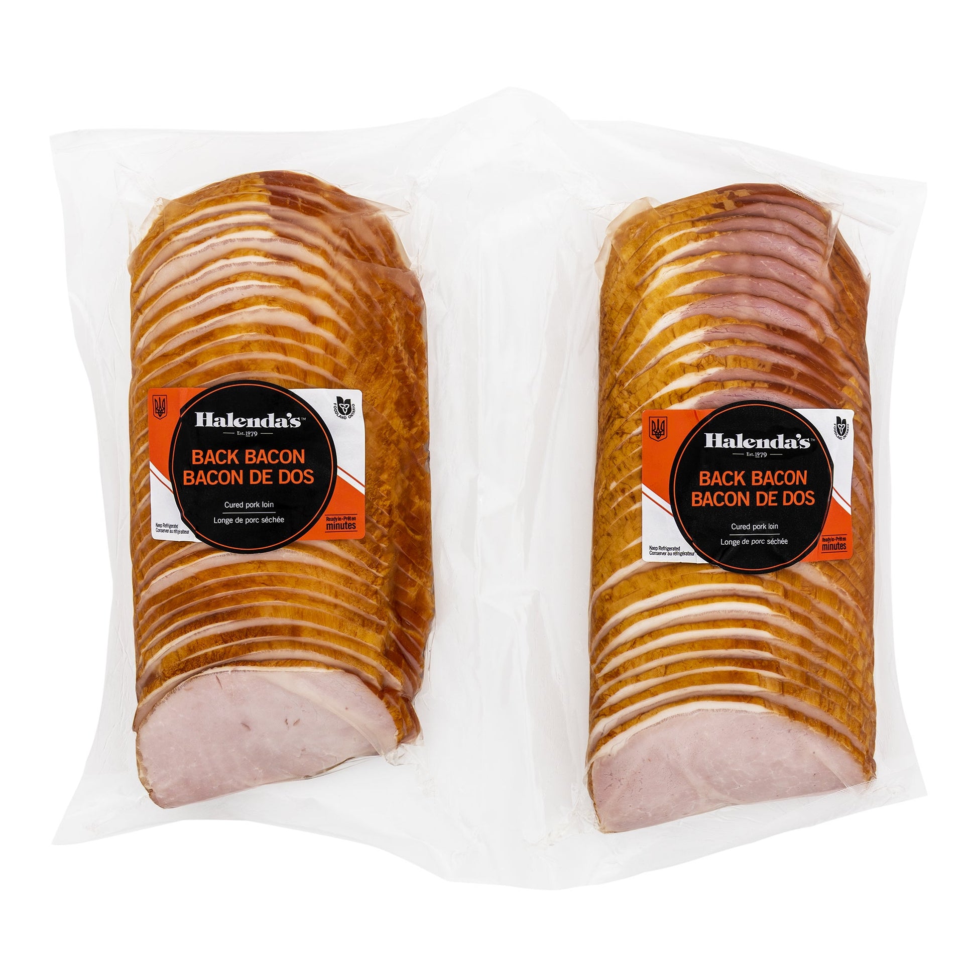 Halenda's sliced back bacon, 2 X 1.25 KG average weight* - image 1
