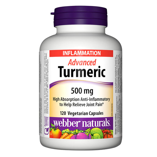 Webber Naturals Turmeric Advanced, 120 capsules - image 1