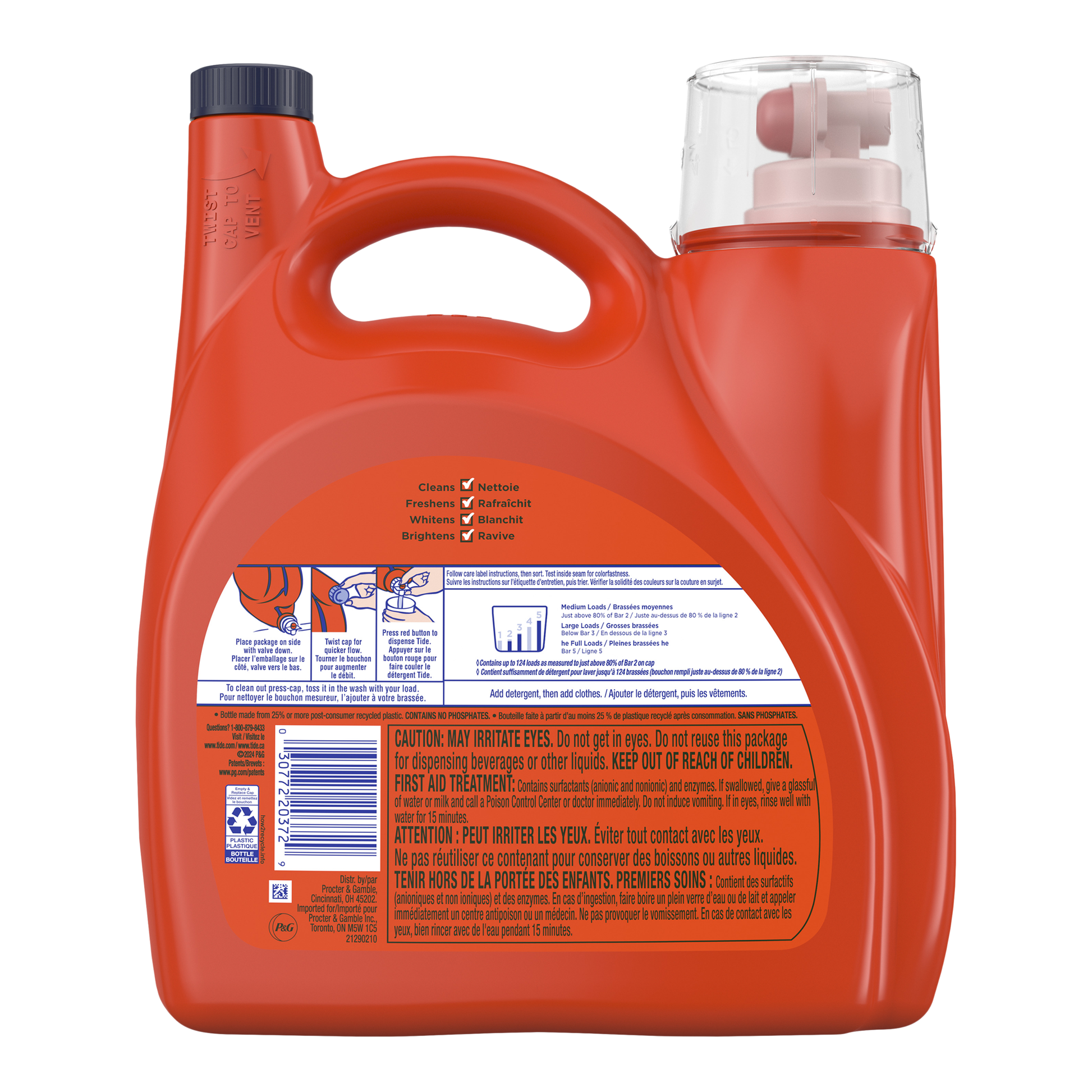 Tide Coldwater Clean Liquid Laundry Detergent 4.7 L 124 washloads - image 3