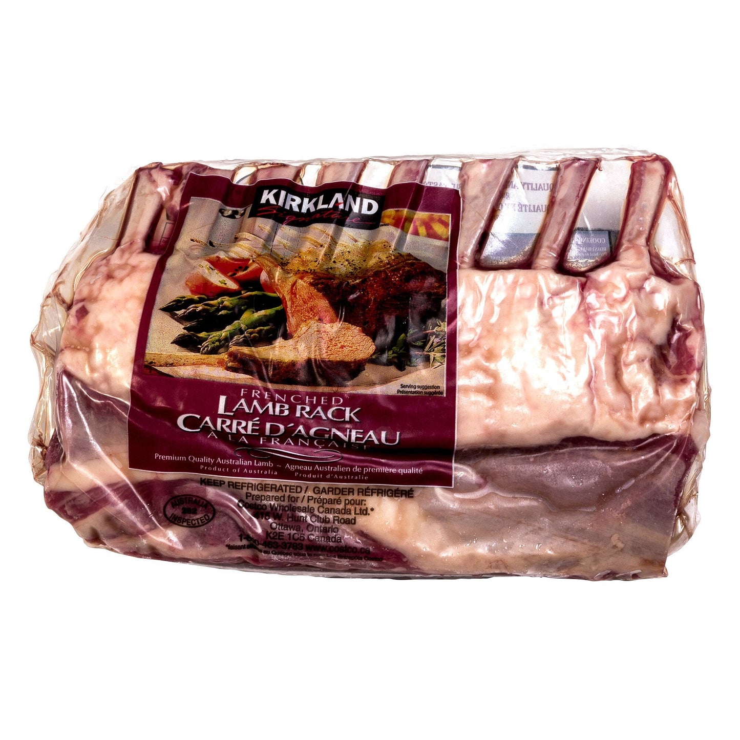Kirkland Signature Fresh Halal Frenched Lamb Rack, 0.7 kg average weight* - image 2