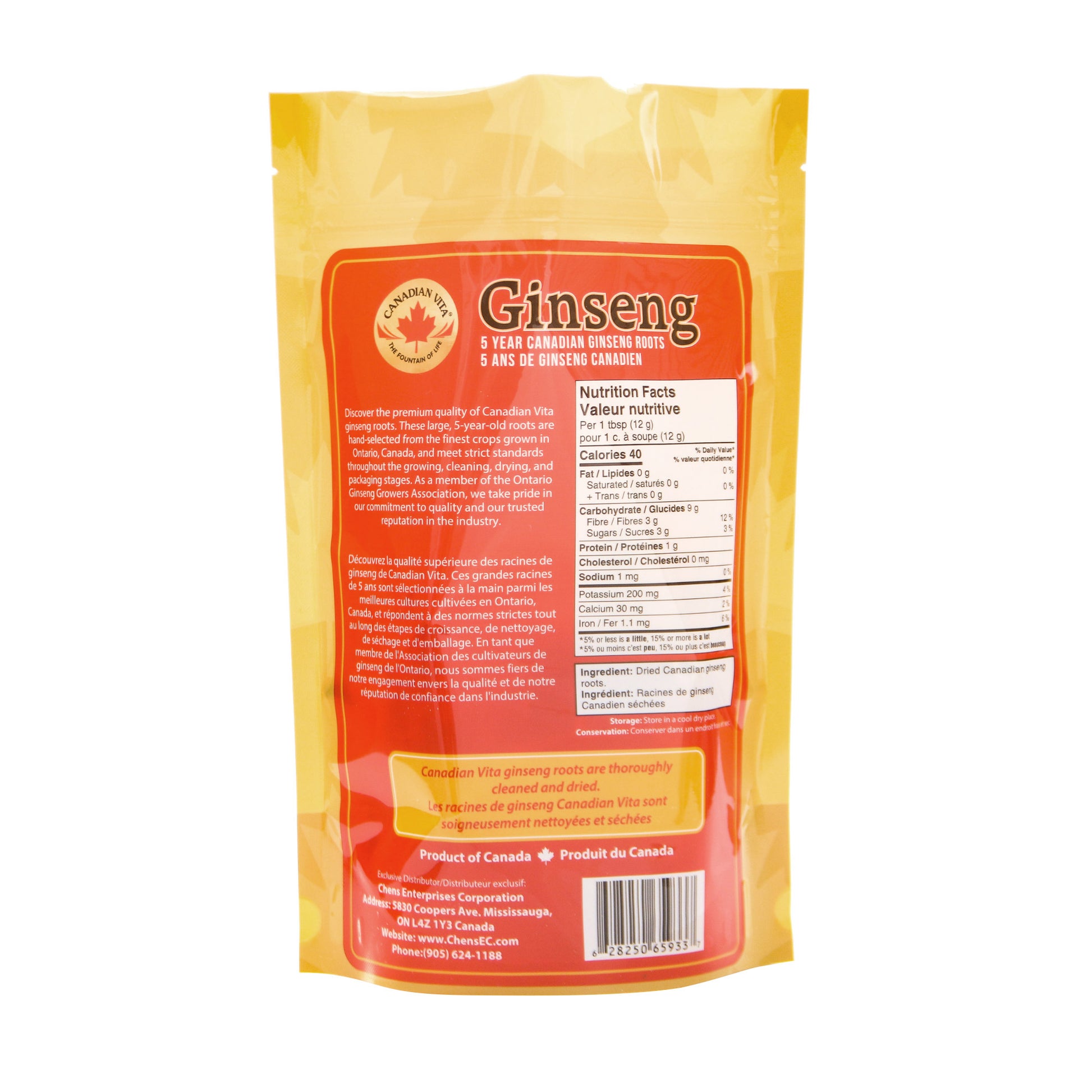 Canadian Vita Ginseng Roots, 3 x 227 g - image 2