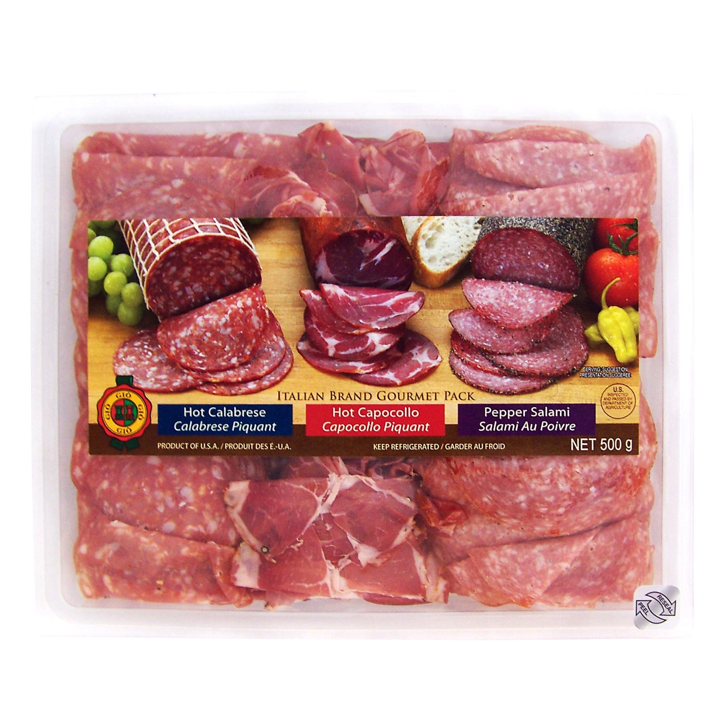 Italian Brand Gourmet Salami Pack, 500 g - image 1