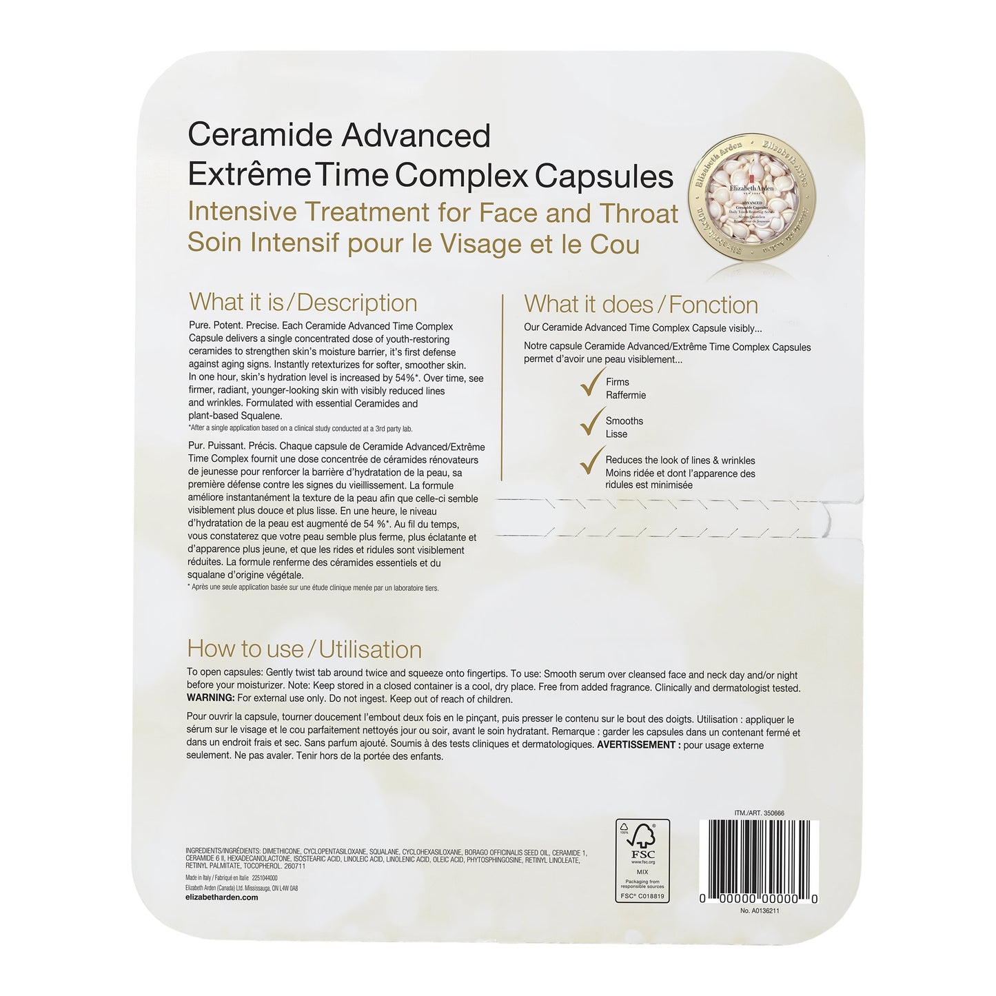 Elizabeth Arden Ceramide Advanced Time Complex Capsules, Pack of 2 - image 2