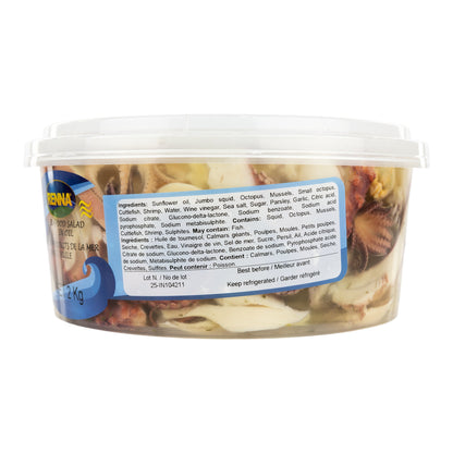 Renna Seafood Salad in Oil, 2 kg - image 3