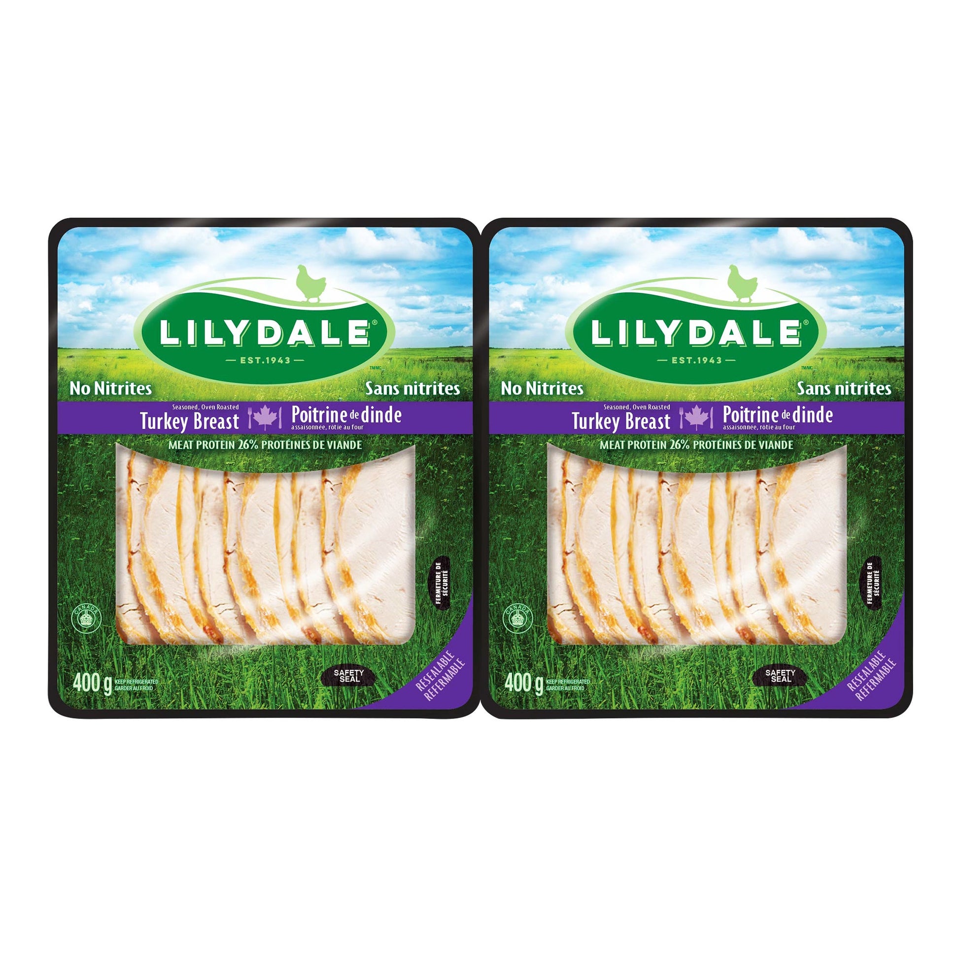 Lilydale Sliced Turkey Breast, 2 × 400 g - image 1