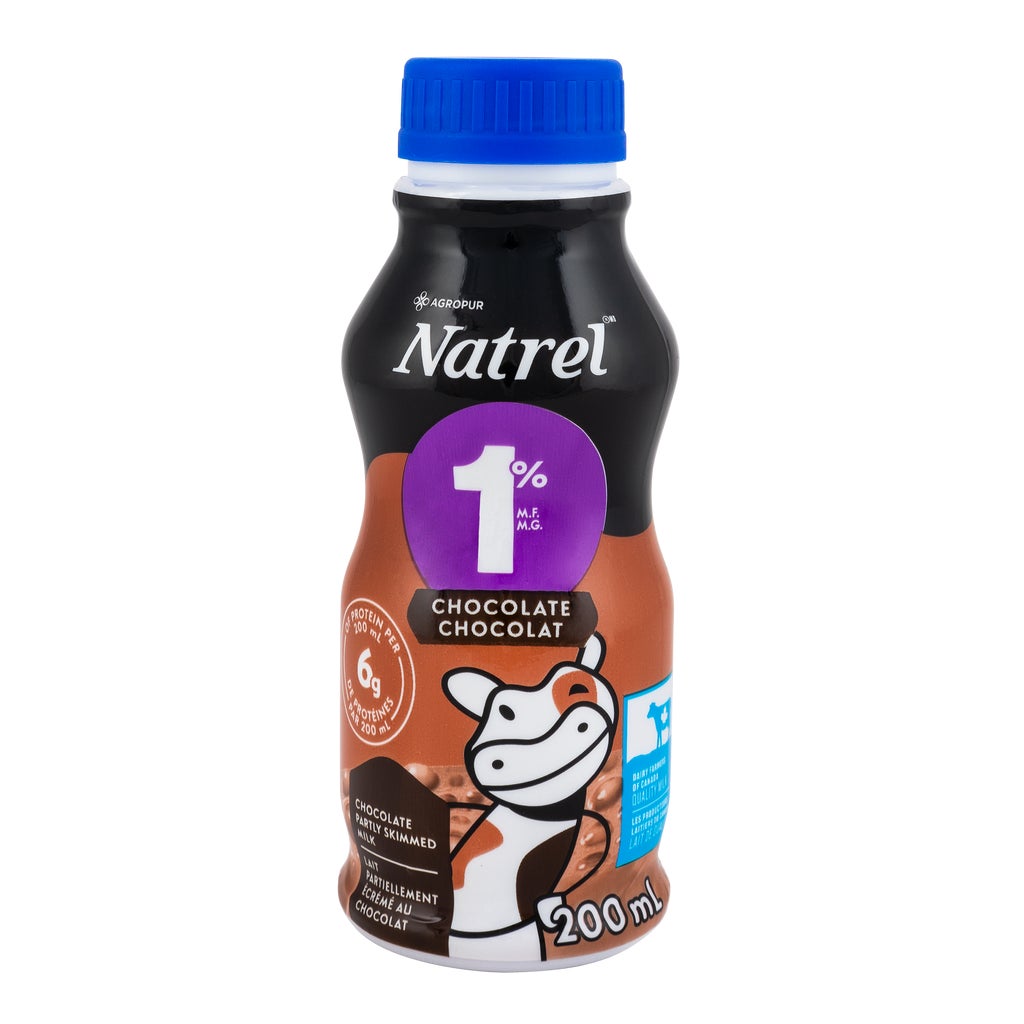 Natrel Chocolate Milk 16 × 200 mL — image 1