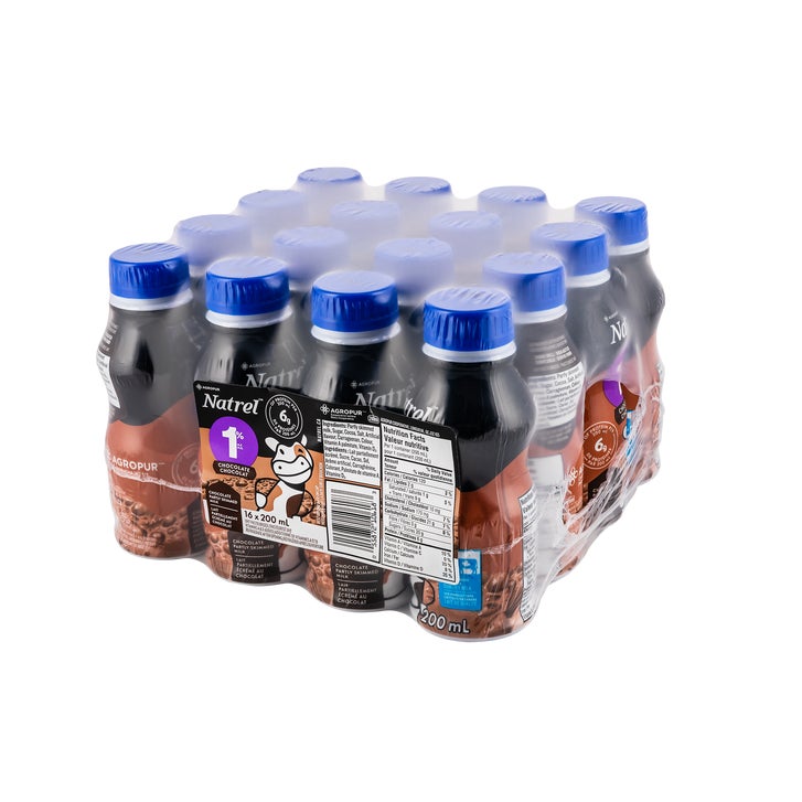 Natrel Chocolate Milk 16 × 200 mL — image 2