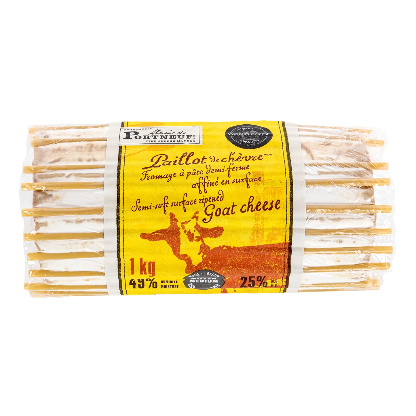 Alexis de Portneuf Paillot Goat Cheese, 1 kg - image 1