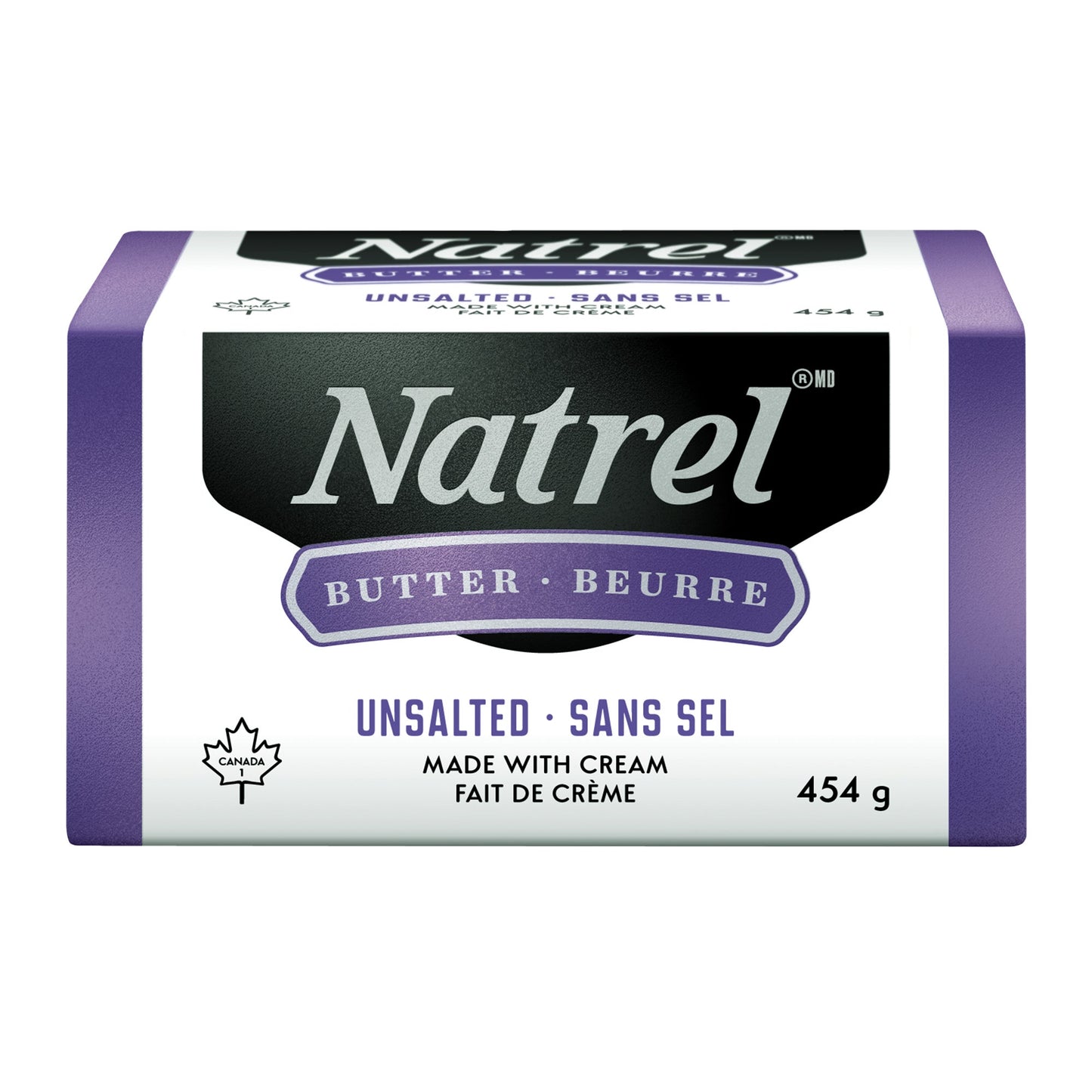 Natrel Unsalted Butter, 454 g - image 1