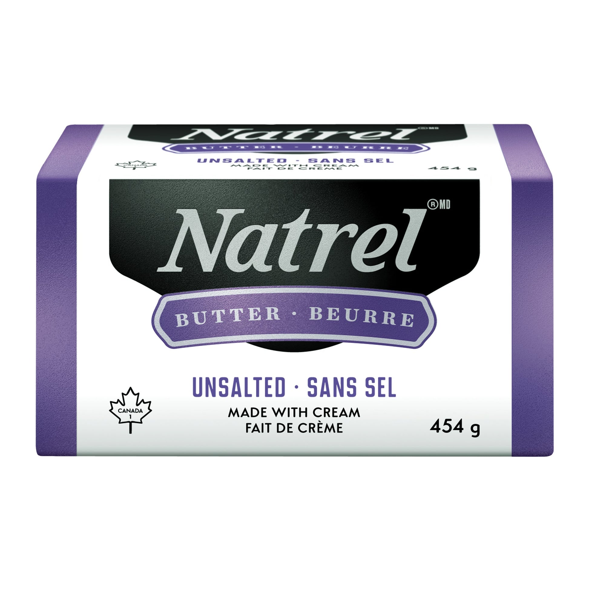 Natrel Unsalted Butter, 454 g - image 1