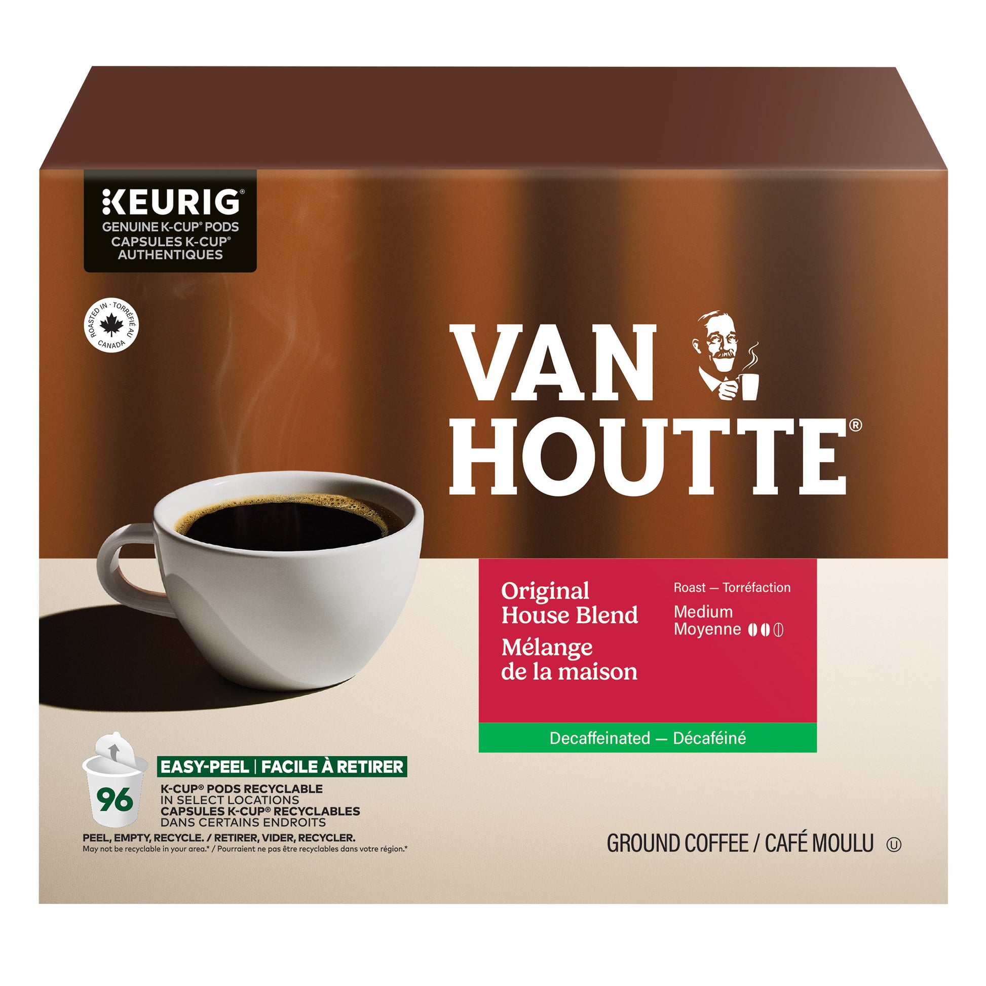 Van Houtte Decaf Original House Blend K-Cup Pods, 96-count - image 1