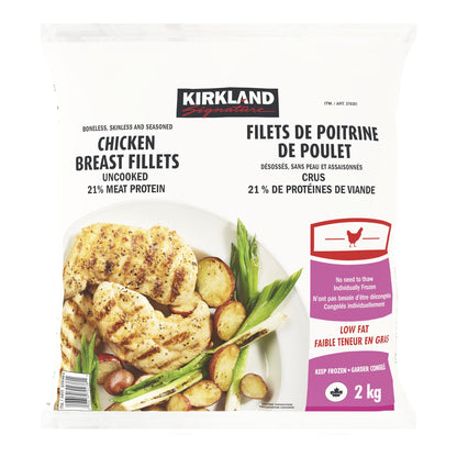 Kirkland Signature Frozen Chicken Breast Fillets, 2 kg - image 1