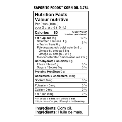 Saporito Corn Oil, 3.78 L - image 3
