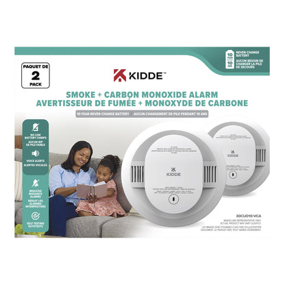 Kidde Battery Operated Smoke and Carbon Monoxide Alarm, 2-pack - image 1