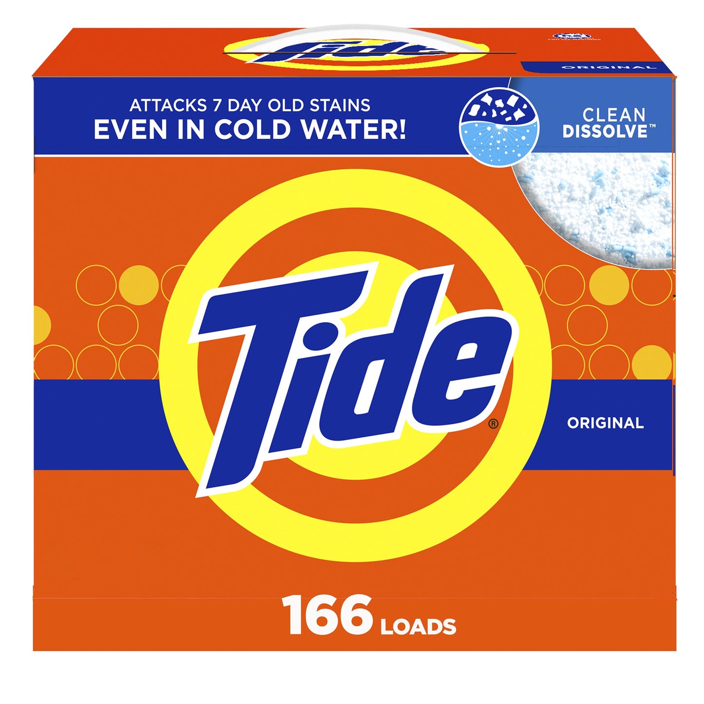 Tide Powder Original Laundry Detergent HE, 5.2 kg 166 Washloads - image 1
