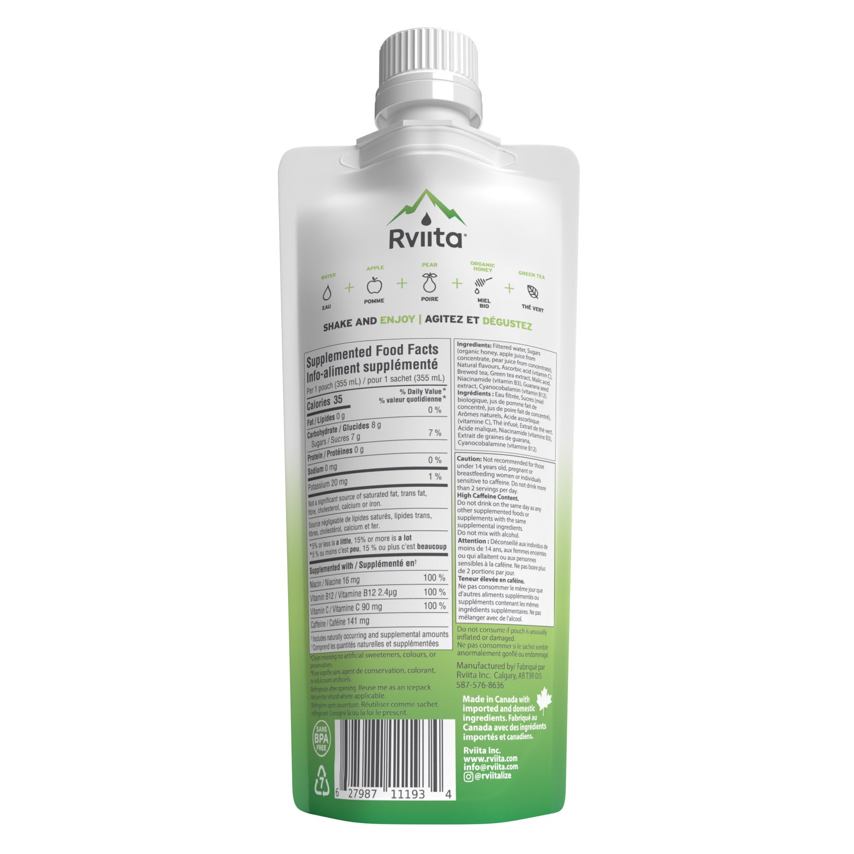 Rviita Energy Tea Multi-Pack, 355 mL 18-pack - image 3