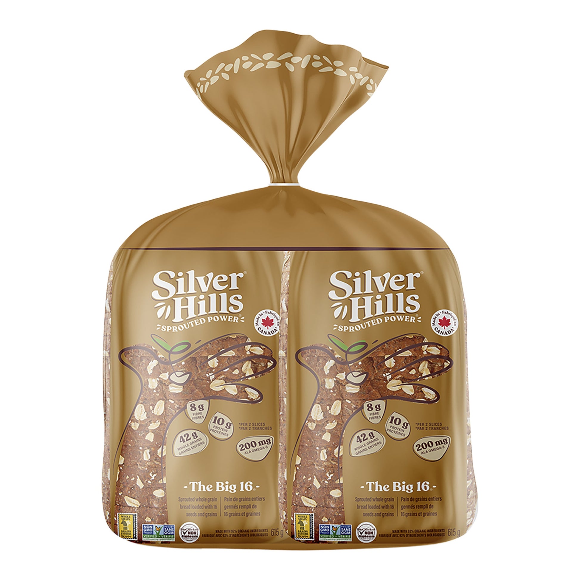 Silver Hills The Big 16 Sprouted Bread, 2 x 615 g - image 1