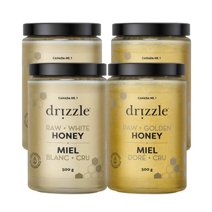 Drizzle Pure Raw Honey, 4 × 500 g - image 2