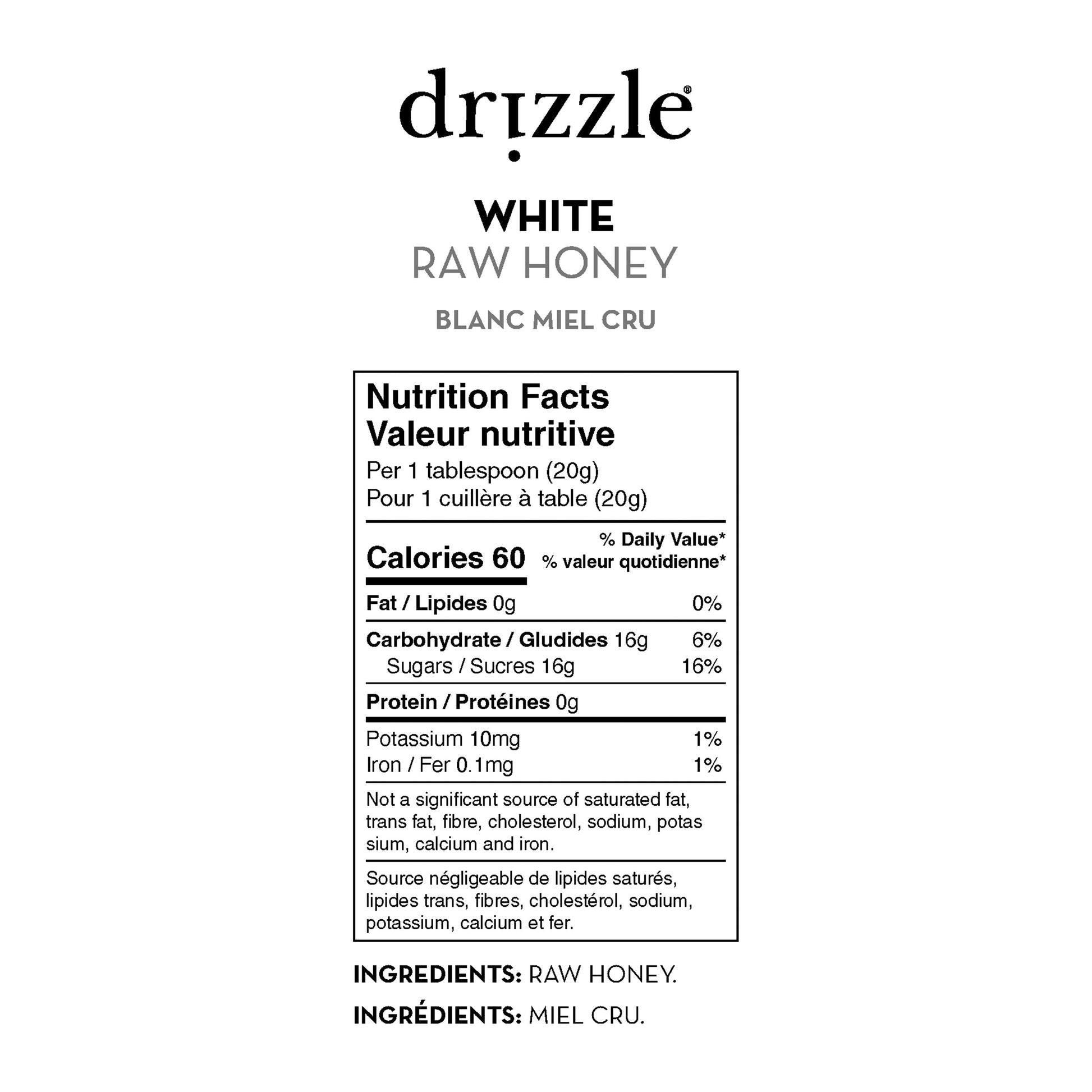 Drizzle Pure Raw Honey, 4 × 500 g - image 5