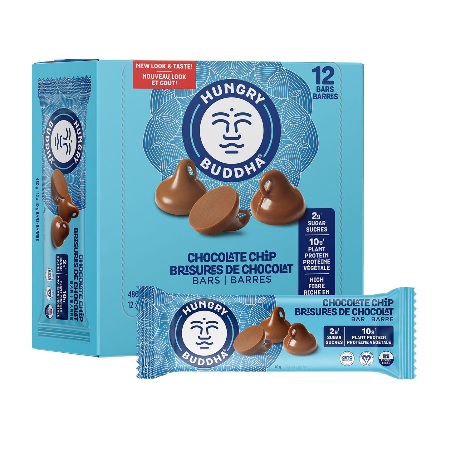 Hungry Buddha Bars, 12 × 40 g - image 1