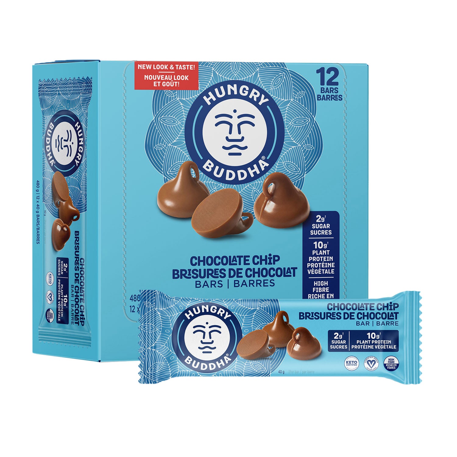 Hungry Buddha Bars, 12 × 40 g - image 1