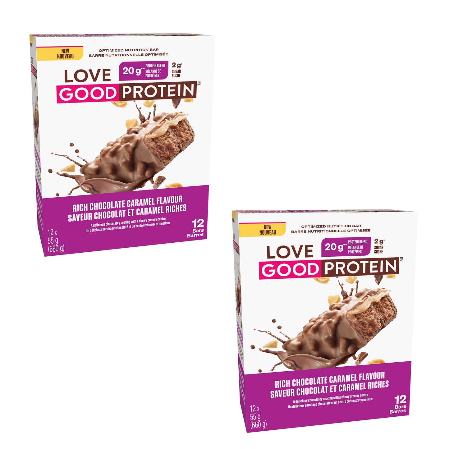 Love Good Protein, Protein Bars, 24 × 55 g - image 1