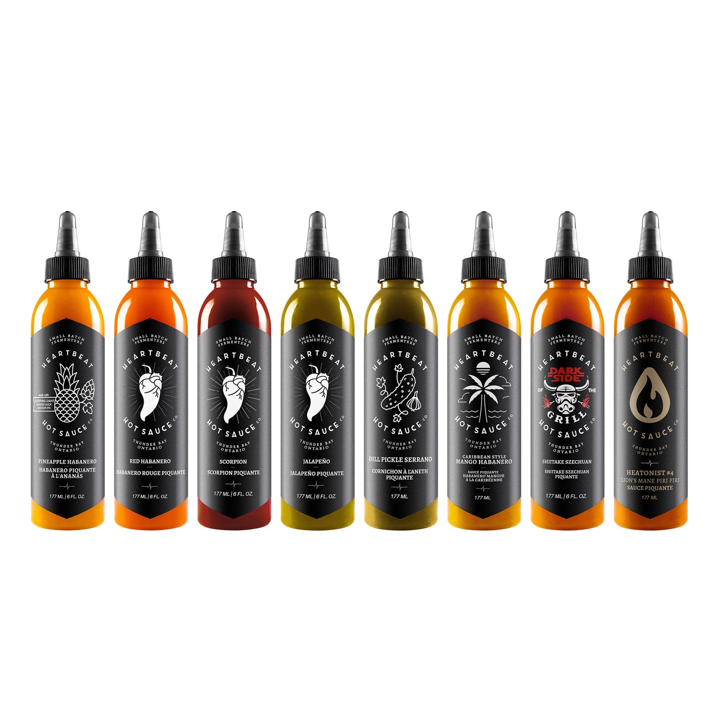 Heartbeat Hot Sauce Variety Pack, 8 × 177 mL - image 2