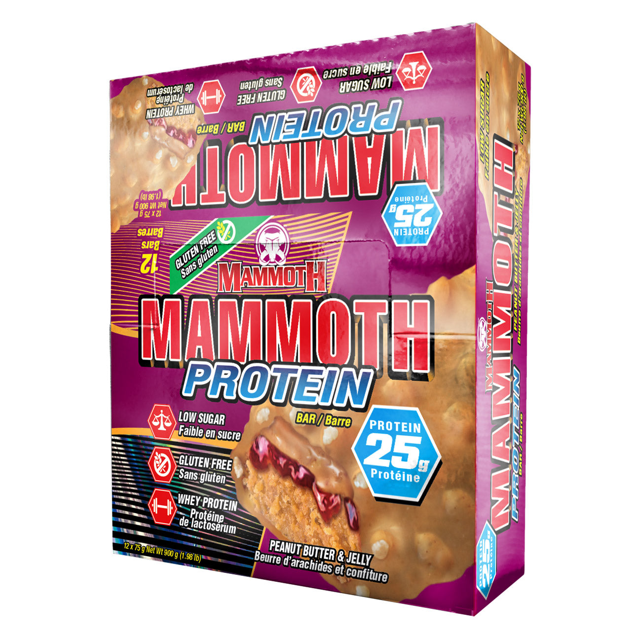 Mammoth Protein Bars, 12 × 75 g - image 7