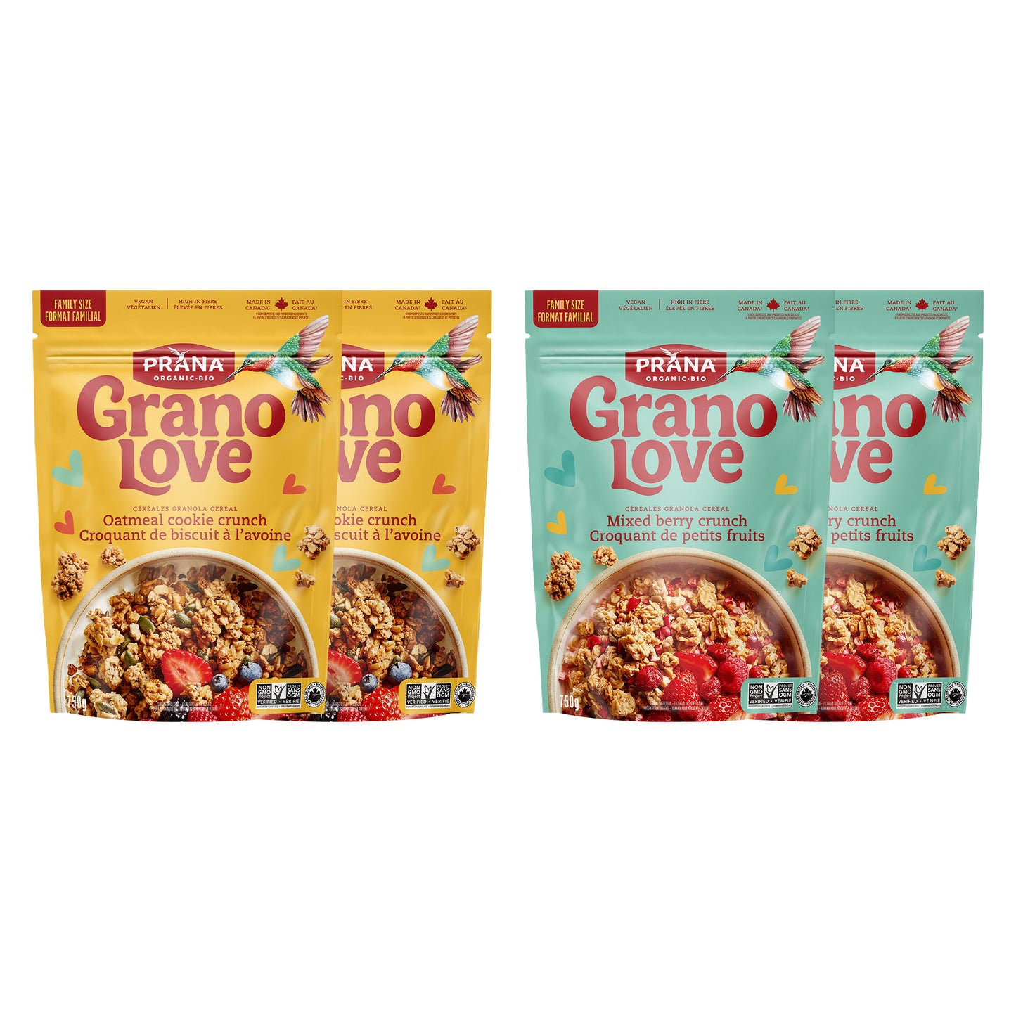 Prana Granolove Organic Granola, 4 × 750 g - image 2